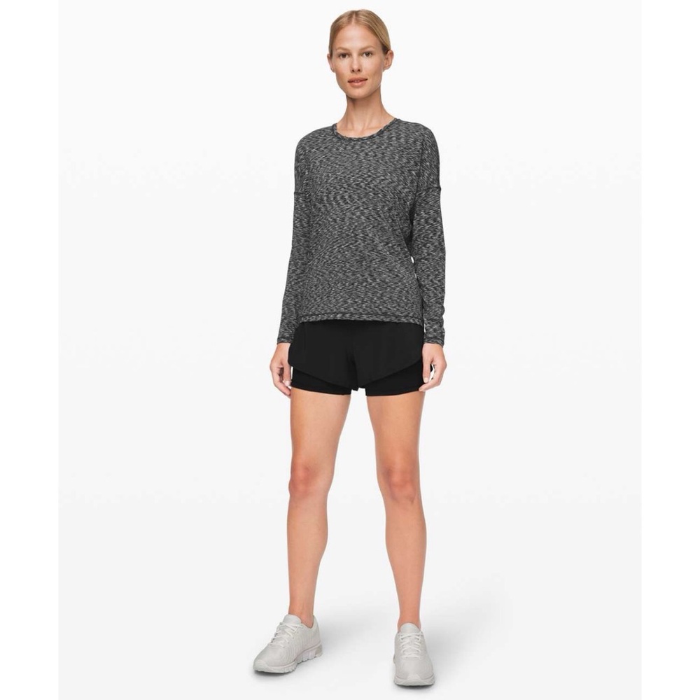 Lululemon Get Set Long Sleeve in Spaced Out Space Dye